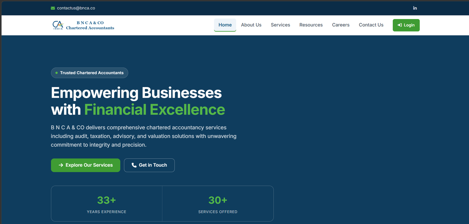 B N C A & CO Chartered Accountants