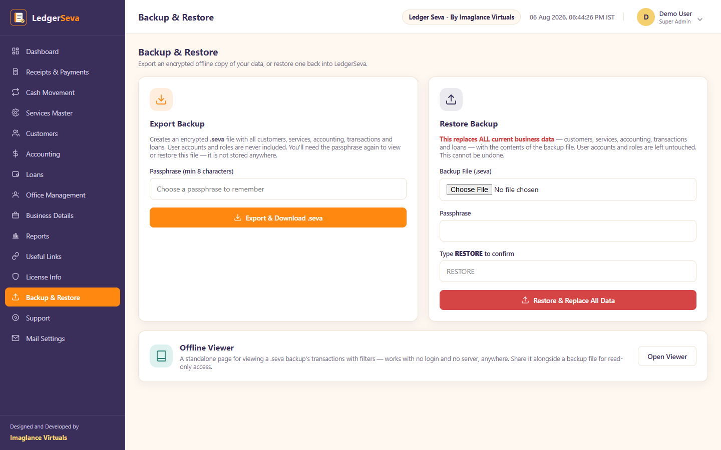 Backup & Restore